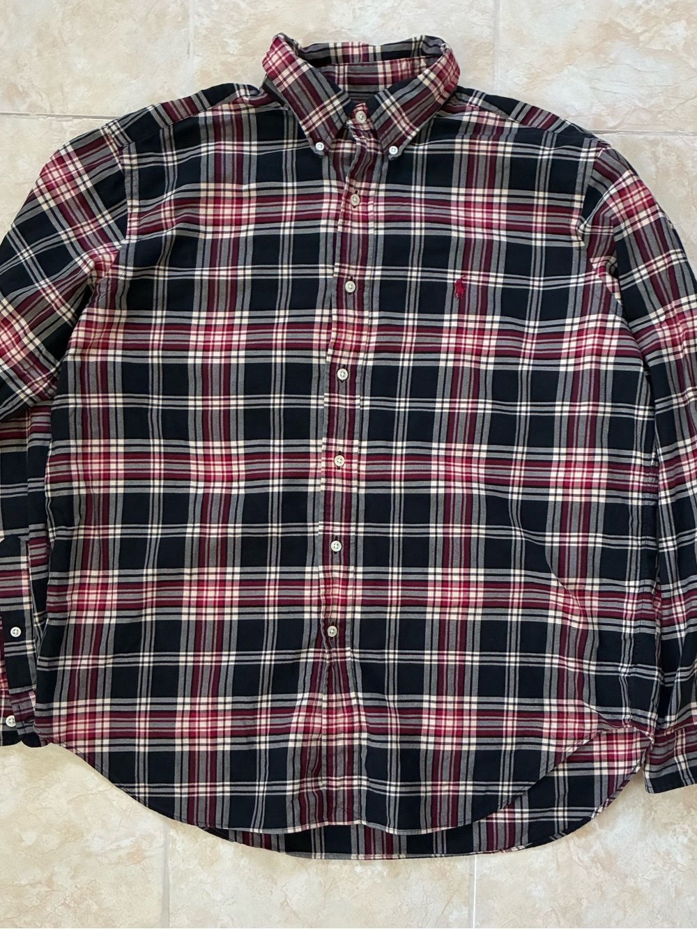 Polo by Ralph Lauren Men’s Plaid Button-Down Shirt